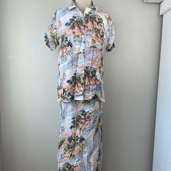 Karen Kane Three Piece Matching Tropical Outfit EUC - Picture 3 of 15